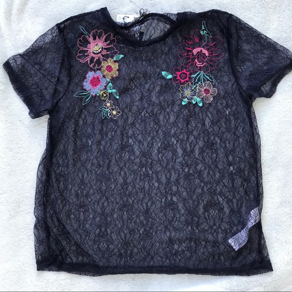 Zara Lace Top Size Small